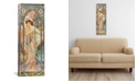 iCanvas Evening Reverie, 1899 by Alphonse Mucha Wrapped Canvas Print - 36" x 12"